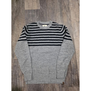 The Normal Brand Gray Striped Sweater Men's Size Medium